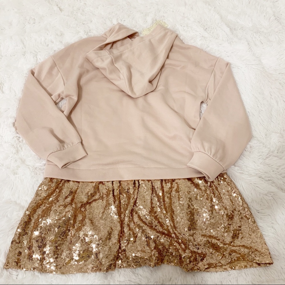 Soprano hooded sequins sweatshirt dress - Picture 6 of 8